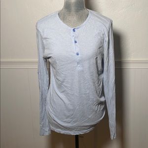 H&M long sleeve Henley size medium